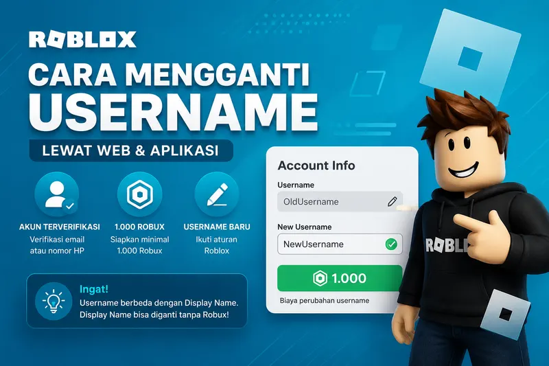 Cara Mengganti Username Roblox